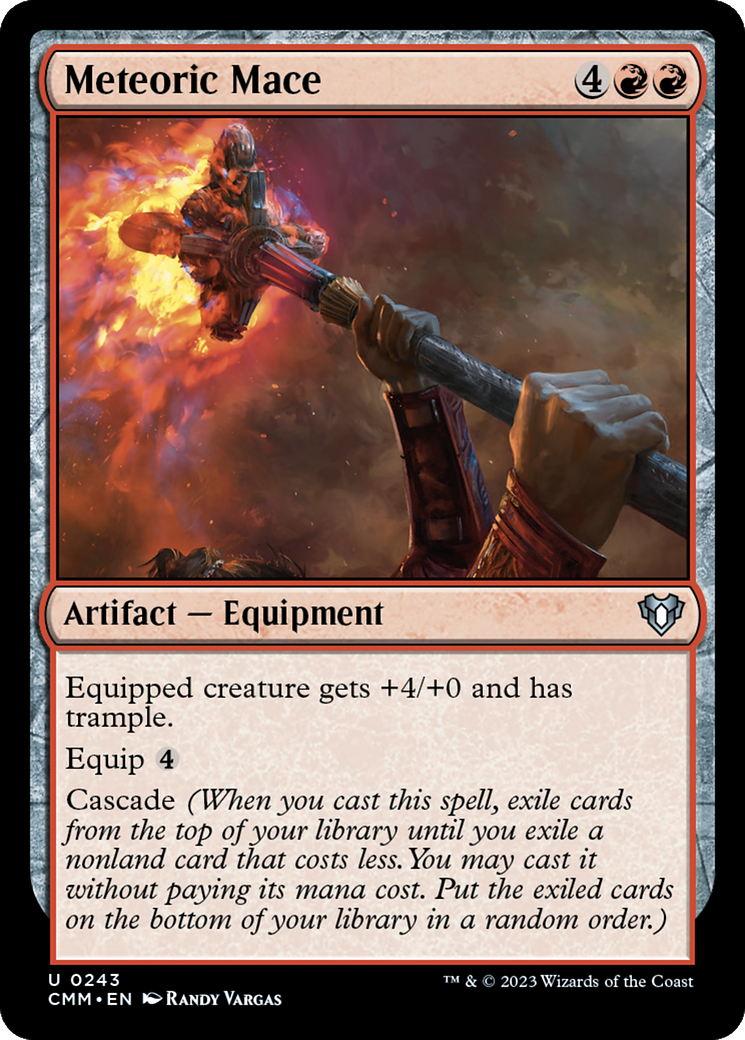 Meteoric Mace [Commander Masters] | Fandemonia Ltd