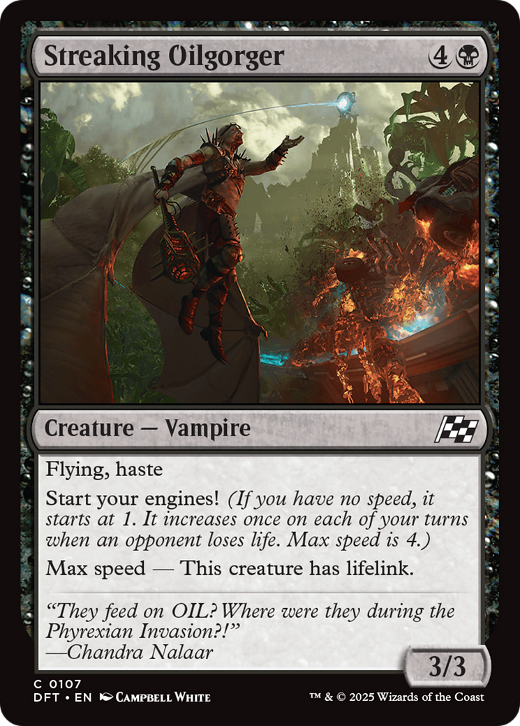 Streaking Oilgorger [Aetherdrift] | Fandemonia Ltd