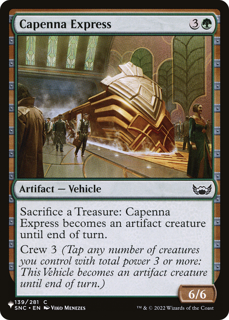 Capenna Express [The List] | Fandemonia Ltd