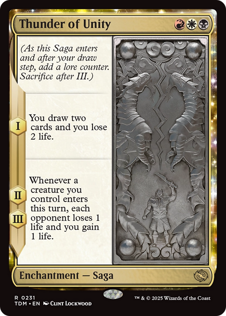 Thunder of Unity [Tarkir: Dragonstorm] | Fandemonia Ltd