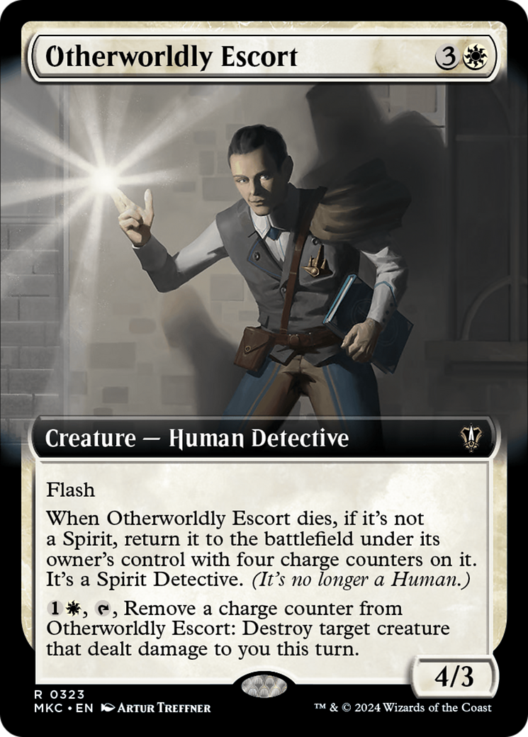 Otherworldly Escort (Extended Art) [Murders at Karlov Manor Commander] | Fandemonia Ltd