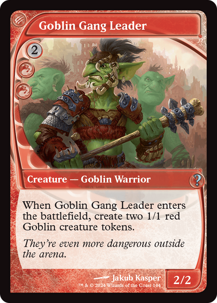 Goblin Gang Leader (Future Sight) [Mystery Booster 2] | Fandemonia Ltd