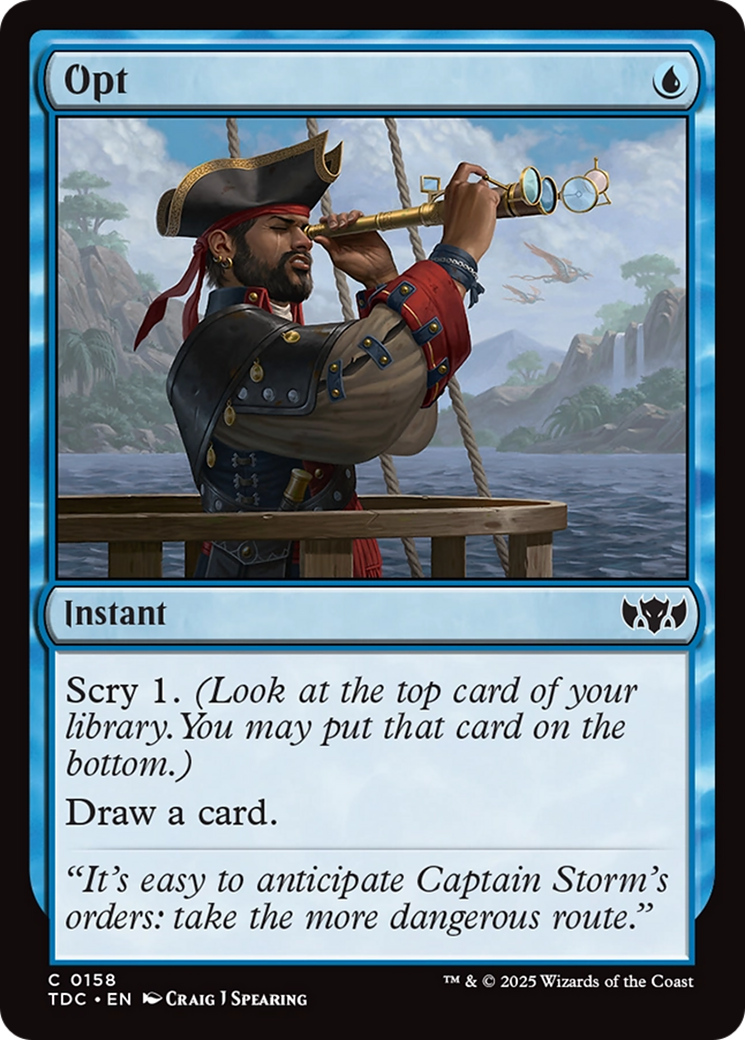 Opt [Tarkir: Dragonstorm Commander] | Fandemonia Ltd