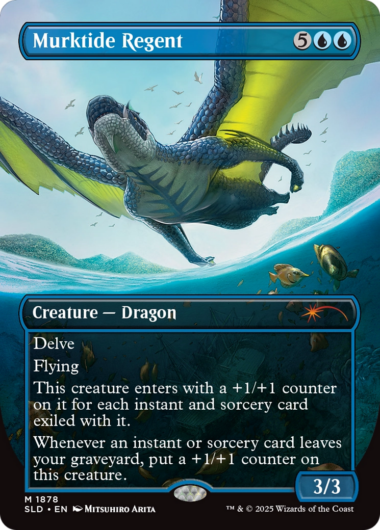 Murktide Regent (Rainbow Foil) [Secret Lair Drop Series] | Fandemonia Ltd