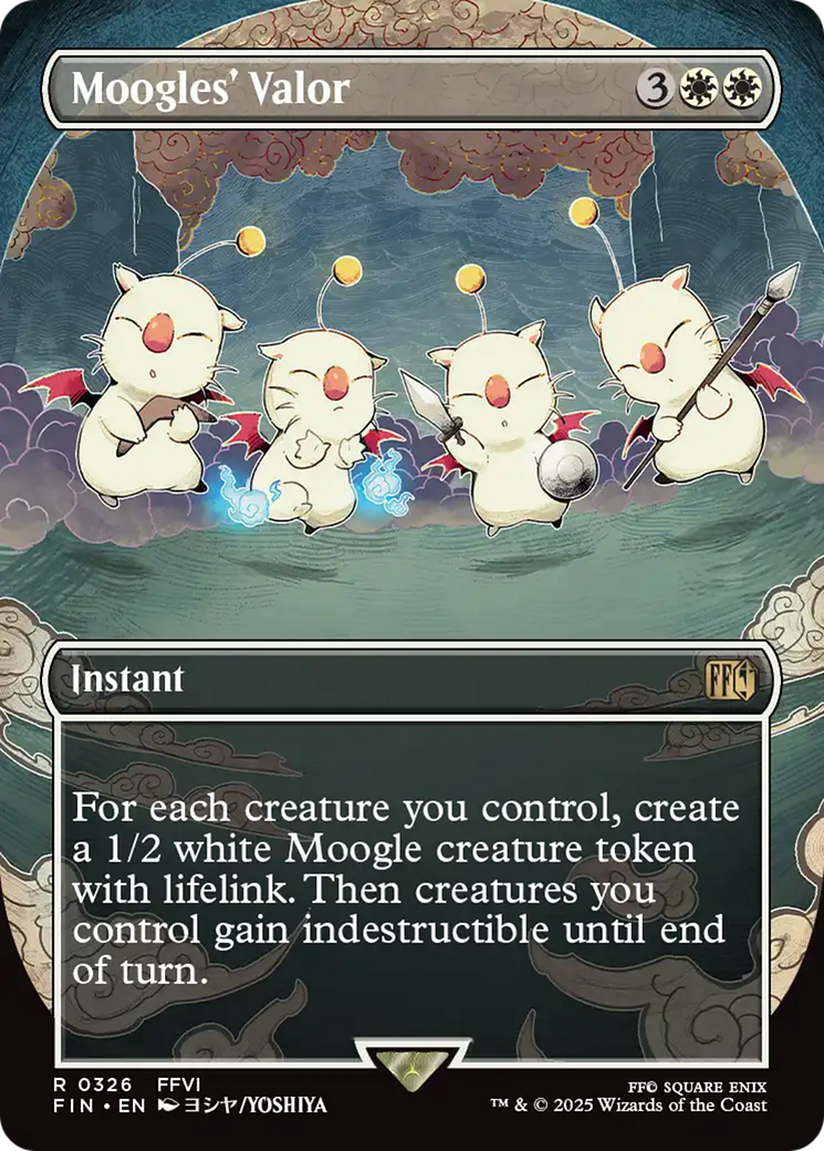 Moogles' Valor (Borderless) [FINAL FANTASY] | Fandemonia Ltd