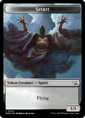 Elemental (9) // Spirit (14) Double-Sided Token [March of the Machine Tokens] | Fandemonia Ltd
