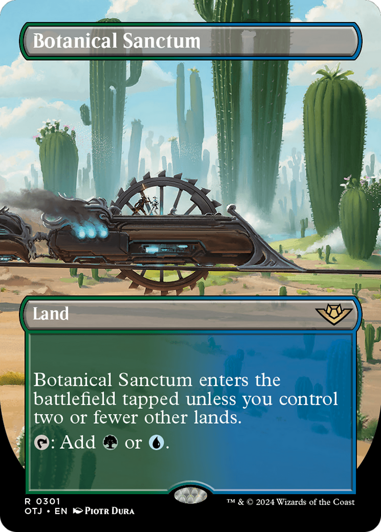 Botanical Sanctum (Borderless) [Outlaws of Thunder Junction] | Fandemonia Ltd