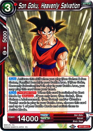 Son Goku, Heavenly Salvation (BT7-004) [Assault of the Saiyans] | Fandemonia Ltd