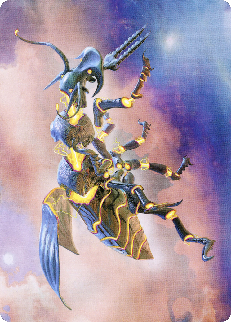 Zabaz, the Glimmerwasp Art Card [Modern Horizons 2 Art Series] | Fandemonia Ltd