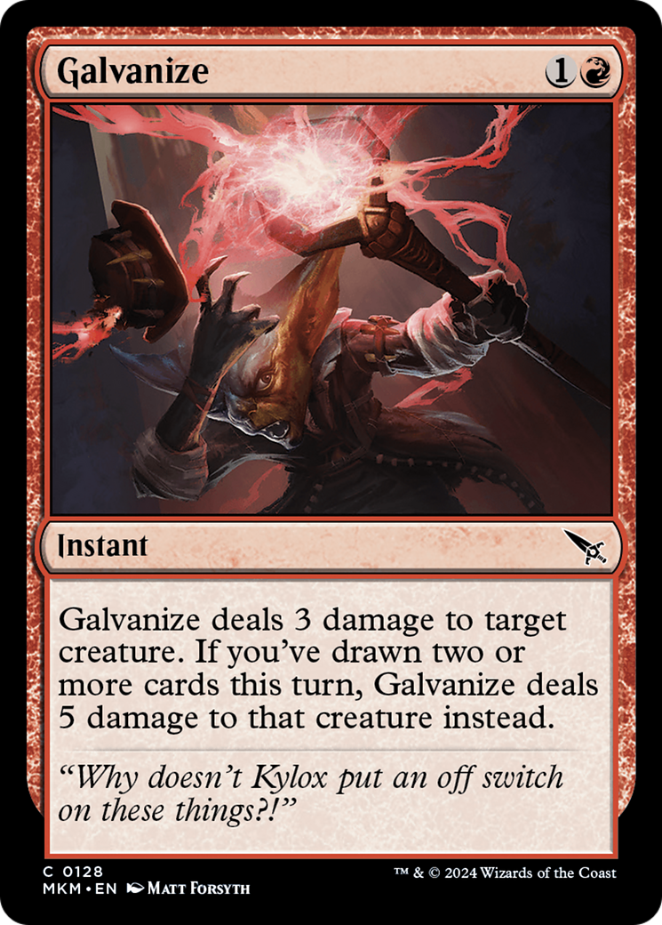 Galvanize [Murders at Karlov Manor] | Fandemonia Ltd