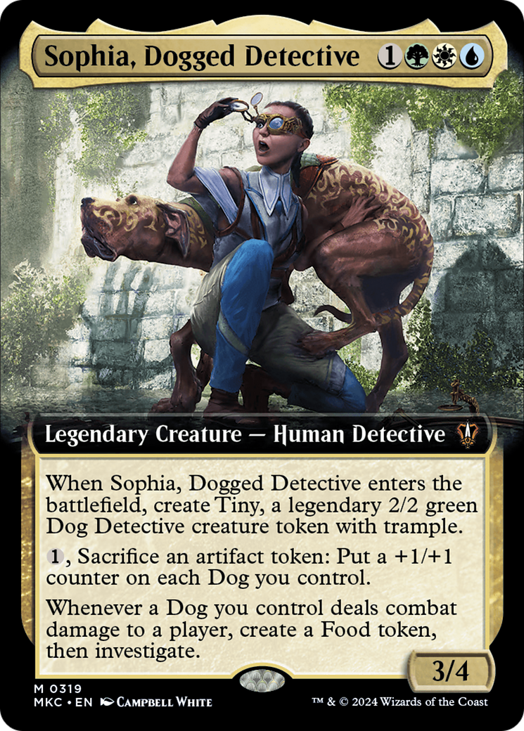Sophia, Dogged Detective (Extended Art) [Murders at Karlov Manor Commander] | Fandemonia Ltd