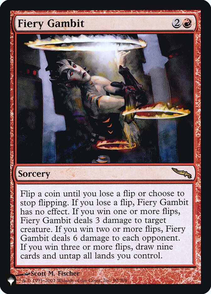 Fiery Gambit [Secret Lair: Heads I Win, Tails You Lose] | Fandemonia Ltd