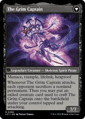 Throne of the Grim Captain // The Grim Captain [The Lost Caverns of Ixalan Prerelease Cards] | Fandemonia Ltd
