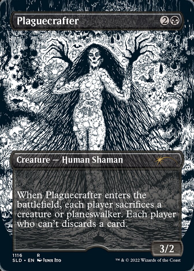 Plaguecrafter (Borderless Etched Foil) [Secret Lair Drop Series] | Fandemonia Ltd