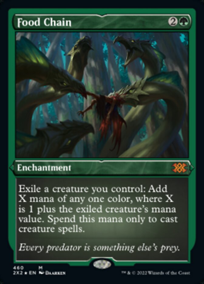 Food Chain (Foil Etched) [Double Masters 2022] | Fandemonia Ltd