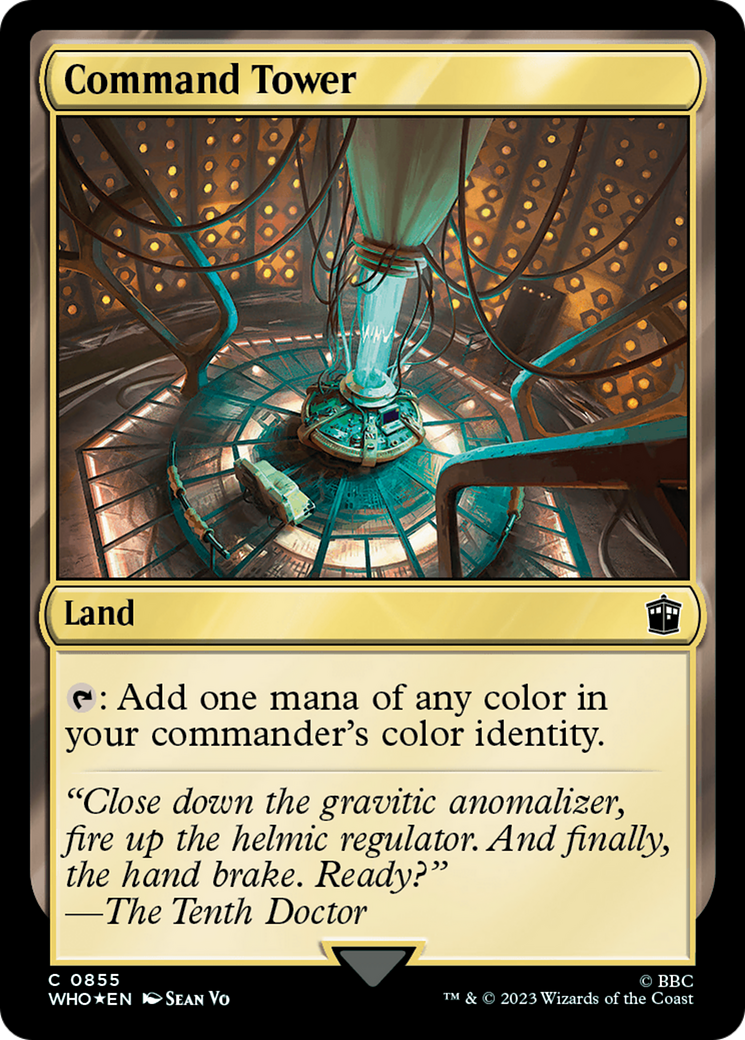 Command Tower (0855)(Surge Foil) [Doctor Who] | Fandemonia Ltd