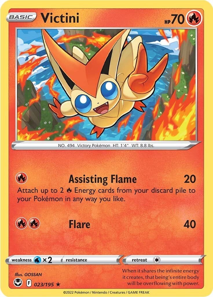 Victini (023/195) [Sword & Shield: Silver Tempest] | Fandemonia Ltd