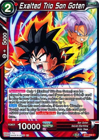 Exalted Trio Son Goten (BT7-009) [Assault of the Saiyans] | Fandemonia Ltd