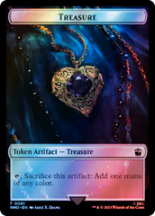 Warrior // Treasure (0061) Double-Sided Token (Surge Foil) [Doctor Who Tokens] | Fandemonia Ltd