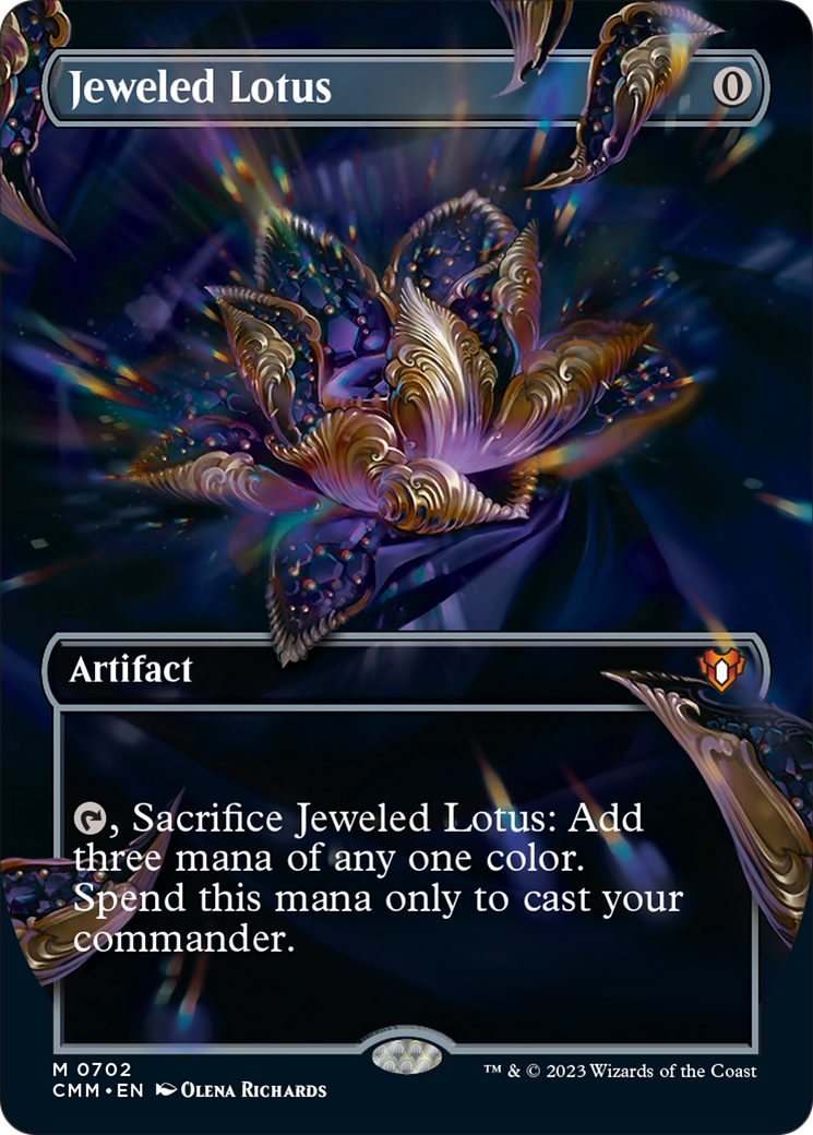 Jeweled Lotus (Borderless Frame Break) [Commander Masters] | Fandemonia Ltd
