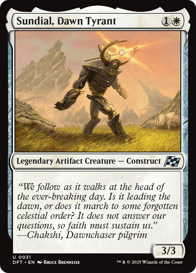 Sundial, Dawn Tyrant [Aetherdrift] | Fandemonia Ltd