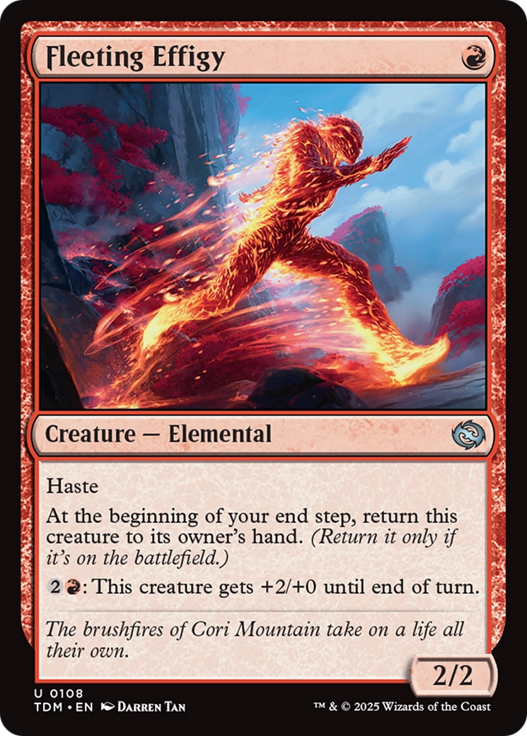 Fleeting Effigy [Tarkir: Dragonstorm] | Fandemonia Ltd
