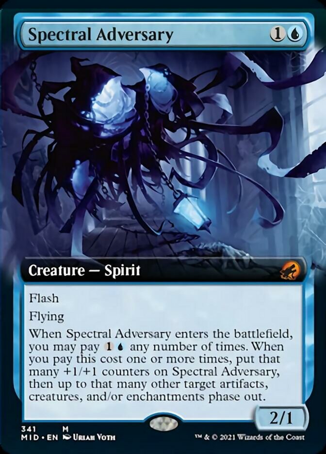 Spectral Adversary (Extended Art) [Innistrad: Midnight Hunt] | Fandemonia Ltd