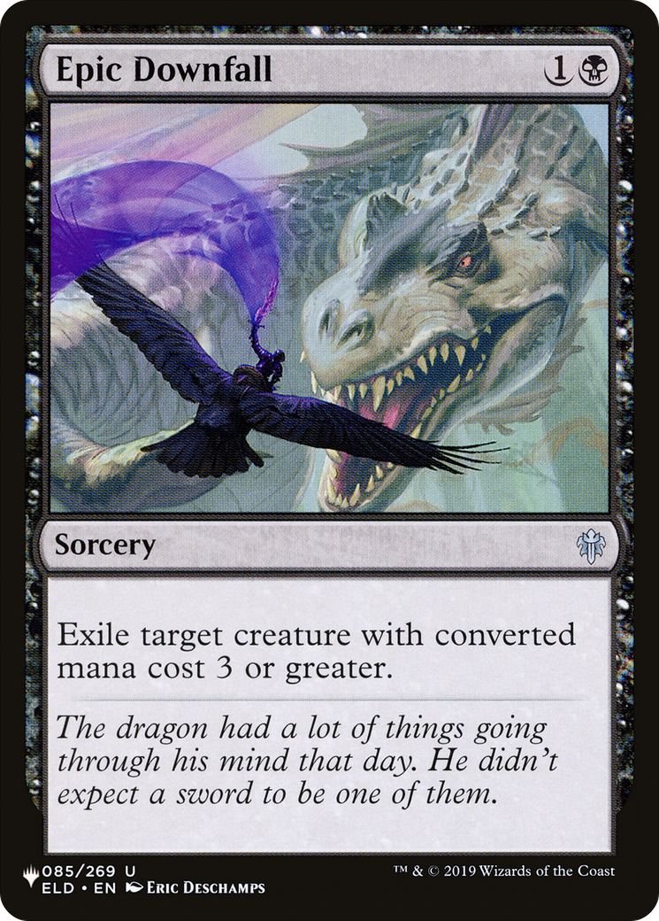 Epic Downfall [The List] | Fandemonia Ltd