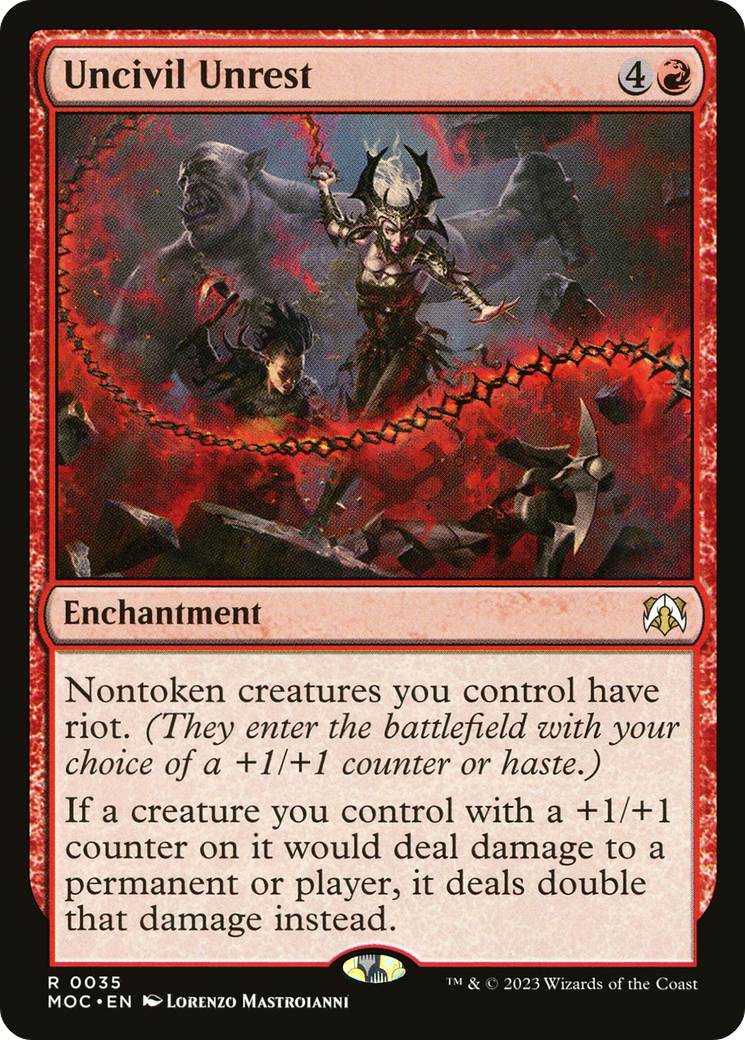 Uncivil Unrest [March of the Machine Commander] | Fandemonia Ltd