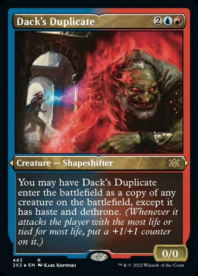 Dack's Duplicate (Foil Etched) [Double Masters 2022] | Fandemonia Ltd
