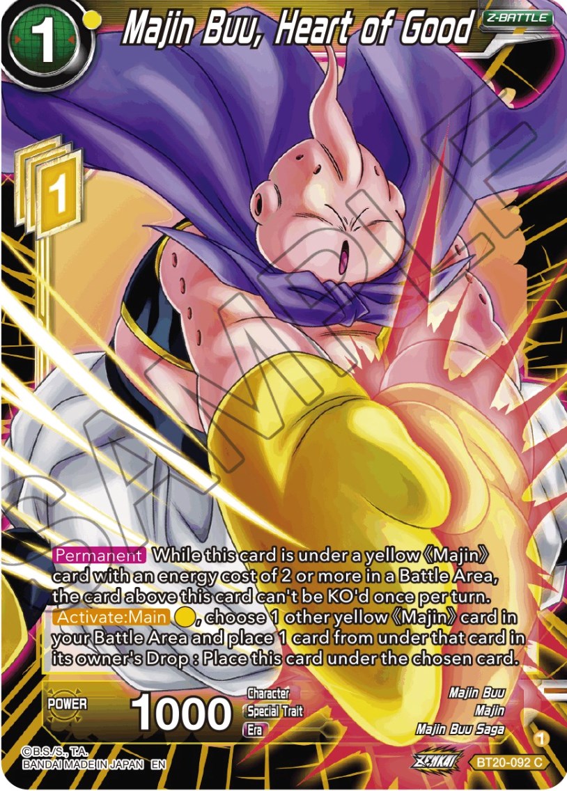 Majin Buu, Heart of Good (BT20-092) [Power Absorbed] | Fandemonia Ltd