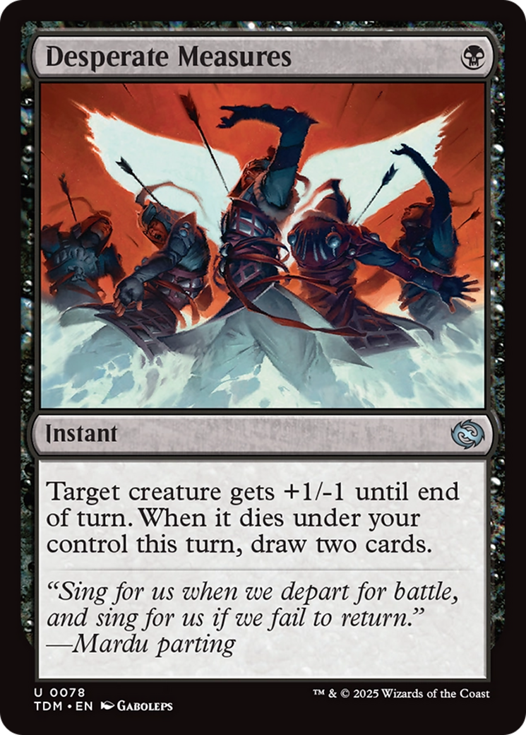 Desperate Measures [Tarkir: Dragonstorm] | Fandemonia Ltd