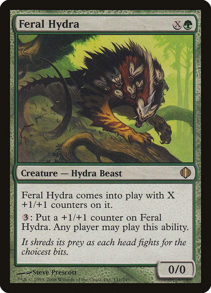 Feral Hydra (Oversized) [Oversize Cards] | Fandemonia Ltd