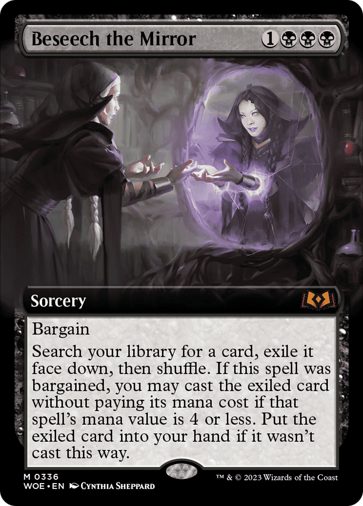 Beseech the Mirror (Extended Art) [Wilds of Eldraine] | Fandemonia Ltd