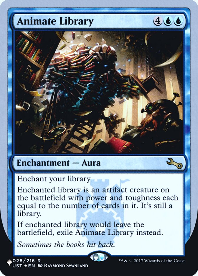 Animate Library (Unfinity Foil Edition) [The List] | Fandemonia Ltd