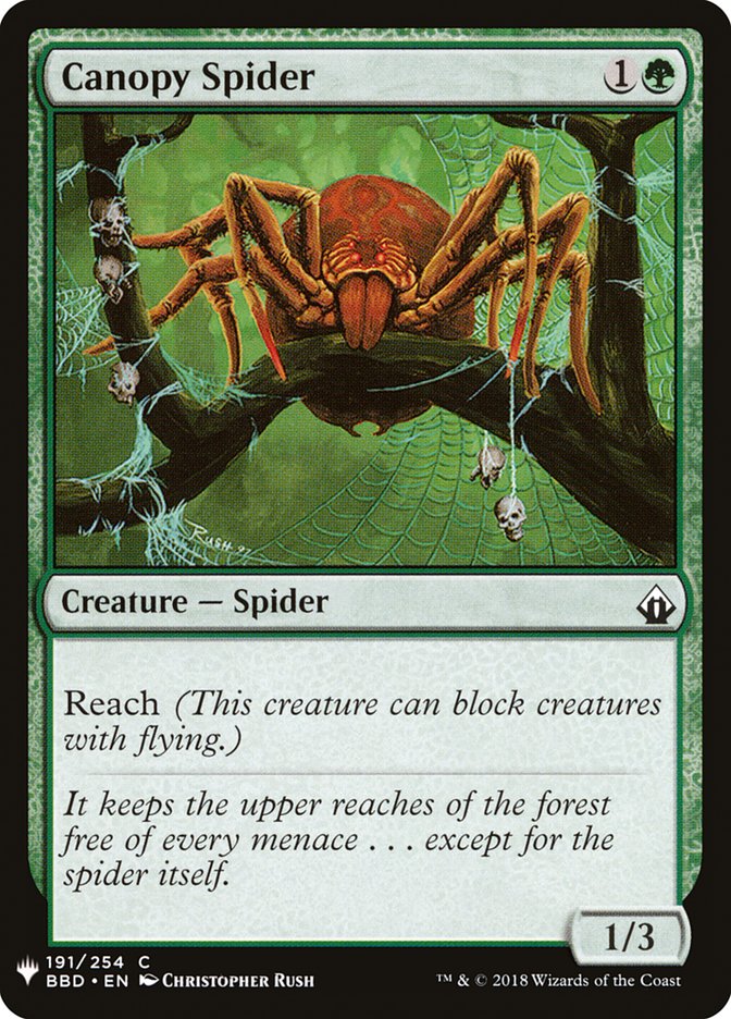 Canopy Spider [Mystery Booster] | Fandemonia Ltd