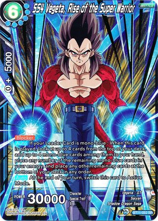 SS4 Vegeta, Rise of the Super Warrior (BT11-052) [Vermilion Bloodline 2nd Edition] | Fandemonia Ltd