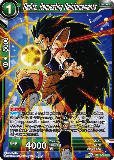 Raditz, Requesting Reinforcements (BT15-065) [Saiyan Showdown] | Fandemonia Ltd