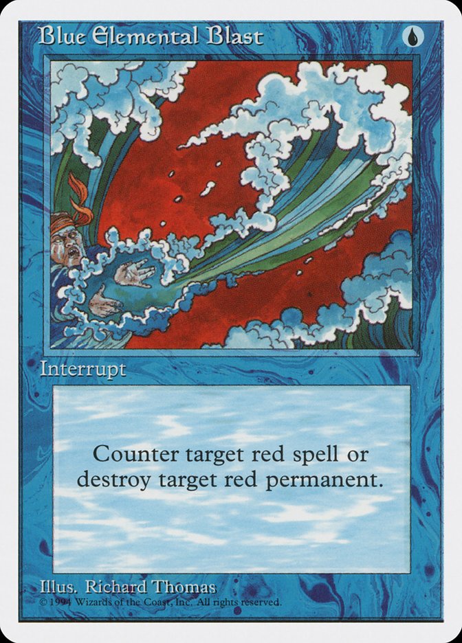 Blue Elemental Blast [Media Promos] | Fandemonia Ltd