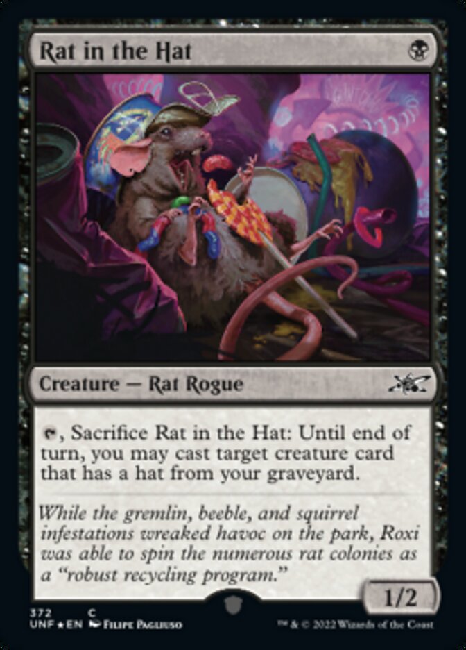 Rat in the Hat (Galaxy Foil) [Unfinity] | Fandemonia Ltd