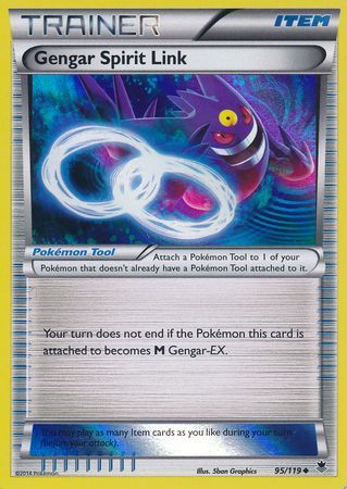 Gengar Spirit Link (95/119) (Alternate Holo GameStop Exclusive) [XY: Phantom Forces] | Fandemonia Ltd