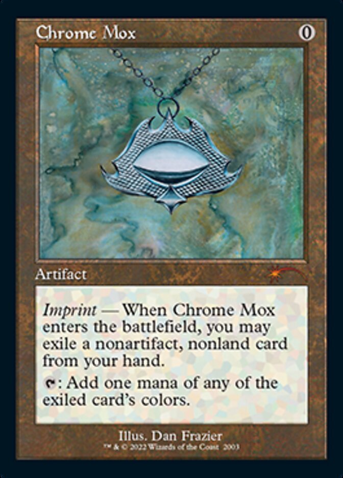Chrome Mox (Retro) [Secret Lair Countdown Kit] | Fandemonia Ltd