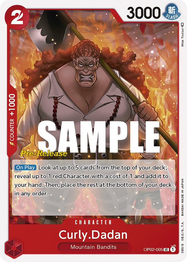 Curly.Dadan [Paramount War Pre-Release Cards] | Fandemonia Ltd