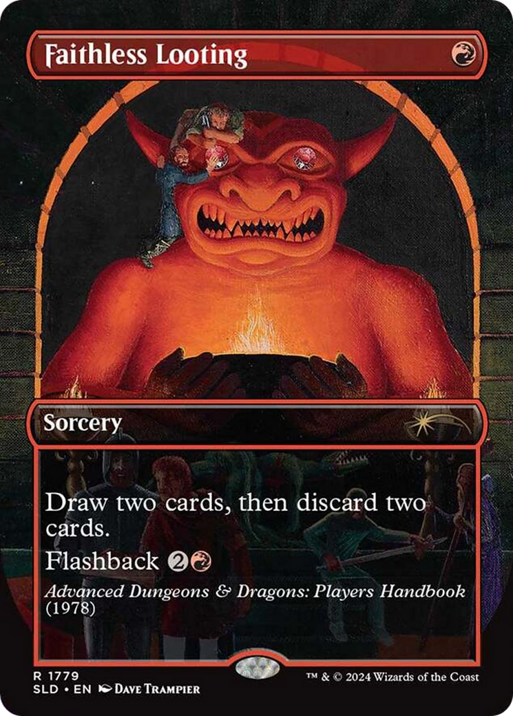 Faithless Looting (Rainbow Foil) [Secret Lair Drop Series] | Fandemonia Ltd
