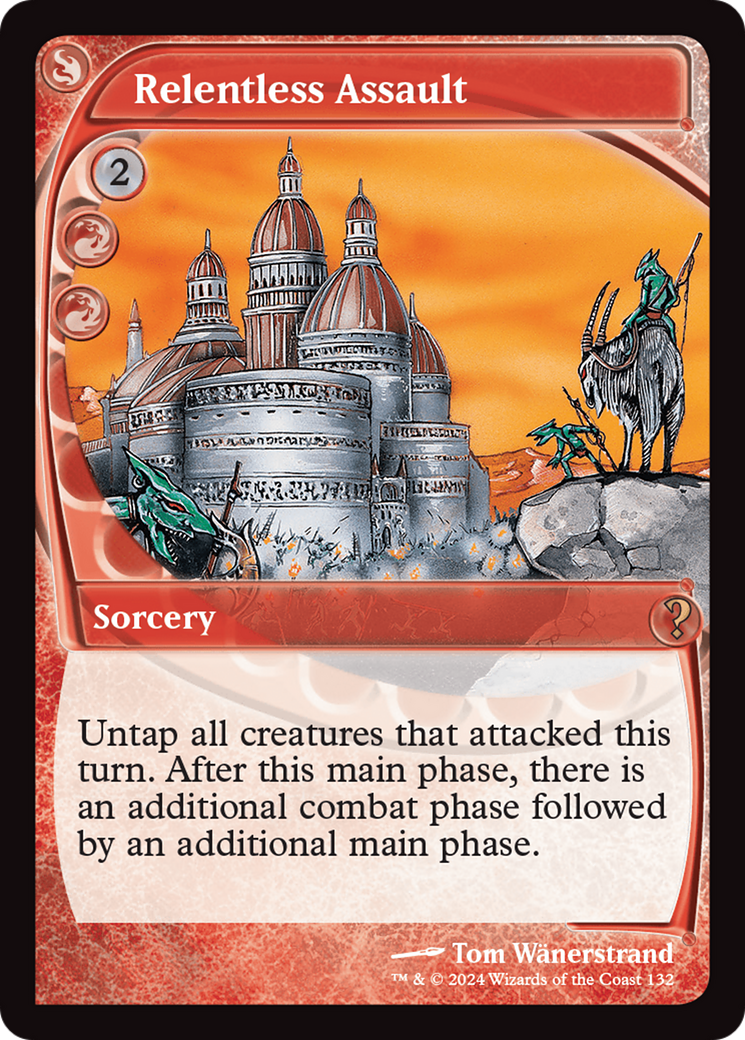Relentless Assault (Future Sight) [Mystery Booster 2] | Fandemonia Ltd