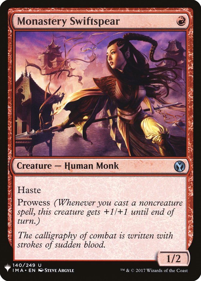 Monastery Swiftspear [Mystery Booster] | Fandemonia Ltd
