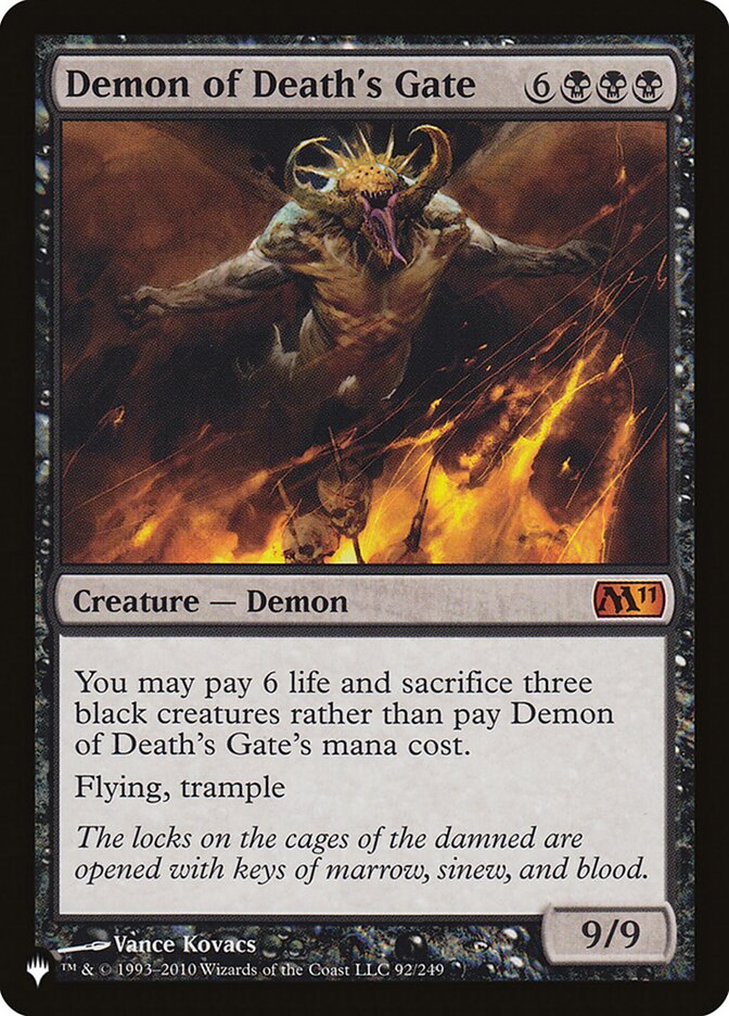 Demon of Death's Gate [The List] | Fandemonia Ltd