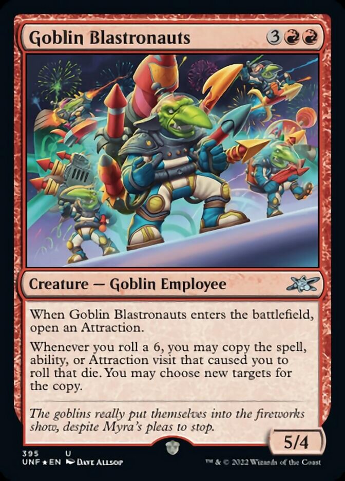 Goblin Blastronauts (Galaxy Foil) [Unfinity] | Fandemonia Ltd