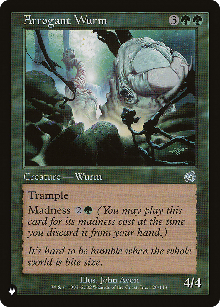 Arrogant Wurm [The List] | Fandemonia Ltd