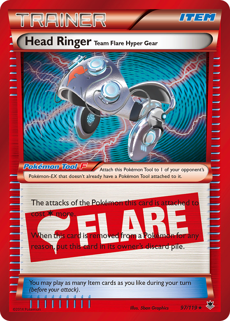 Head Ringer Team Flare Hyper Gear (97/119) [XY: Phantom Forces] | Fandemonia Ltd